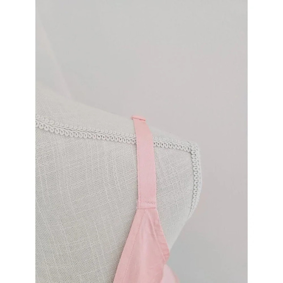 Mersea Moon Dancer Pink Modal Sleeveless Satin V-Neck Sleep Tank Top Camisole M - Picture 5 of 10